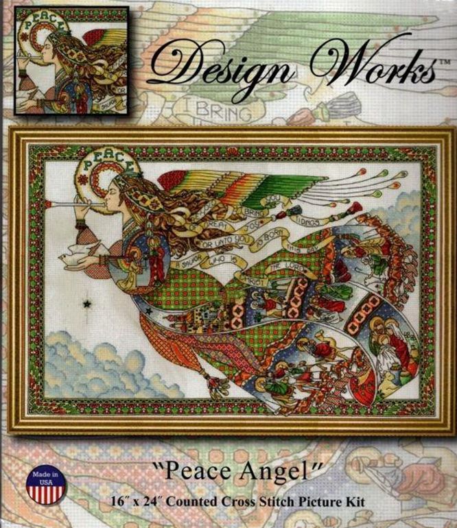 Cotton Embroidery Thread Skeins - DW 5993 평화의 천사 70-49 크로스