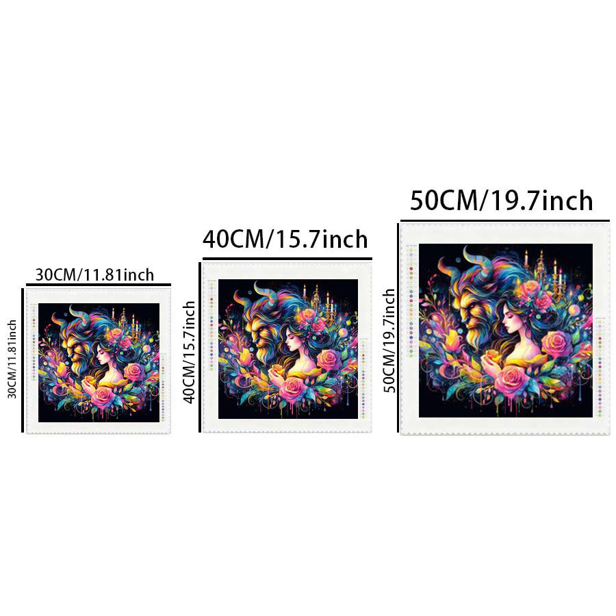 1개 - Potdemiel-5D-DIY - 플로킹 천  - 5D Diamond Painting Kit Full Drill 리뷰 및 가격