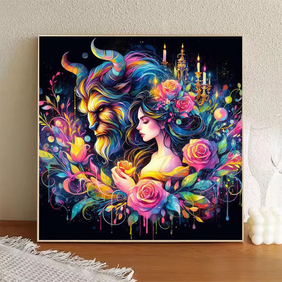 1개 - Potdemiel-5D-DIY - 플로킹 천  - 5D Diamond Painting Kit Full Drill 리뷰 및 가격