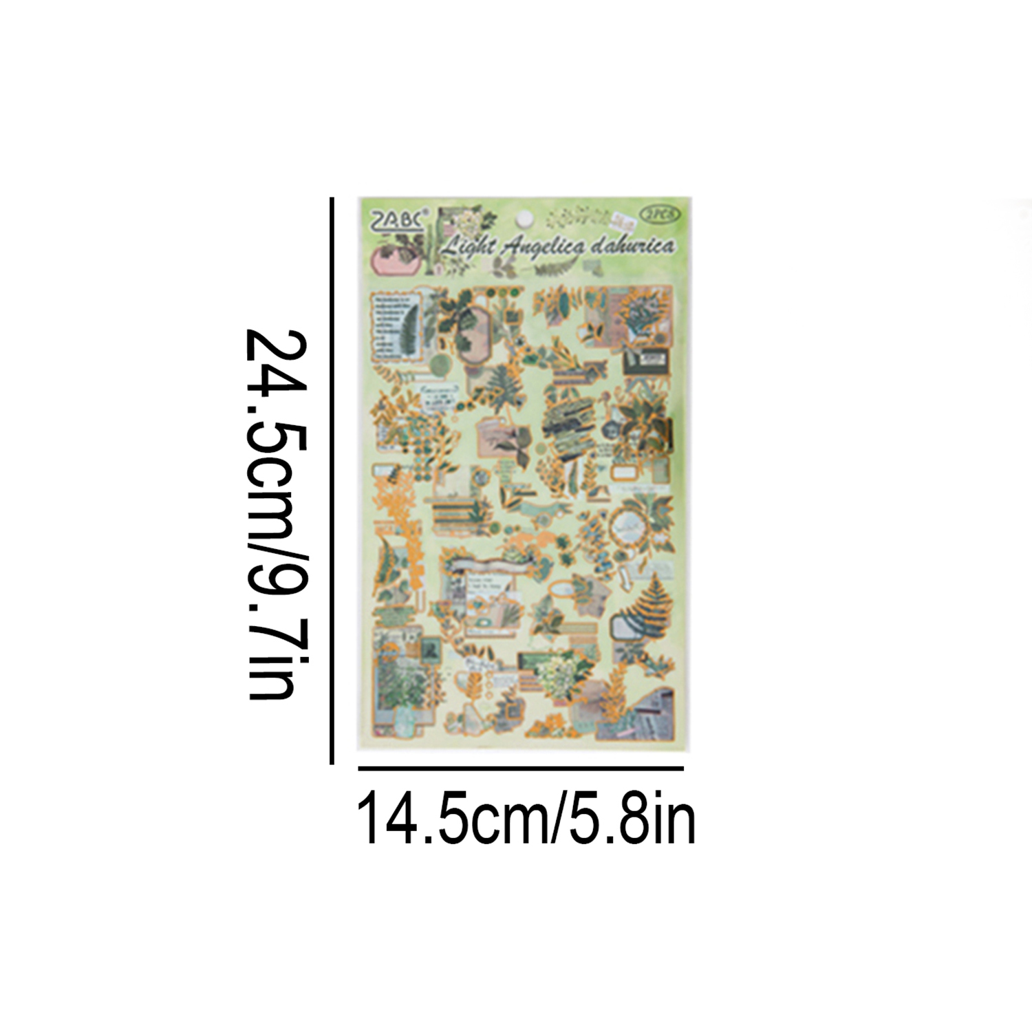 아름다운 식물과 꽃 펫 스티커 2개, 투명 방수 DIY - Scrapbooking 리뷰 및 가격