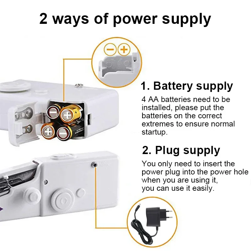 가정용 재봉틀 프레스 풋 DIY 빌드 로프 프리 공예, - Mini Electric Sewing Machine Handheld 리뷰 및 가격