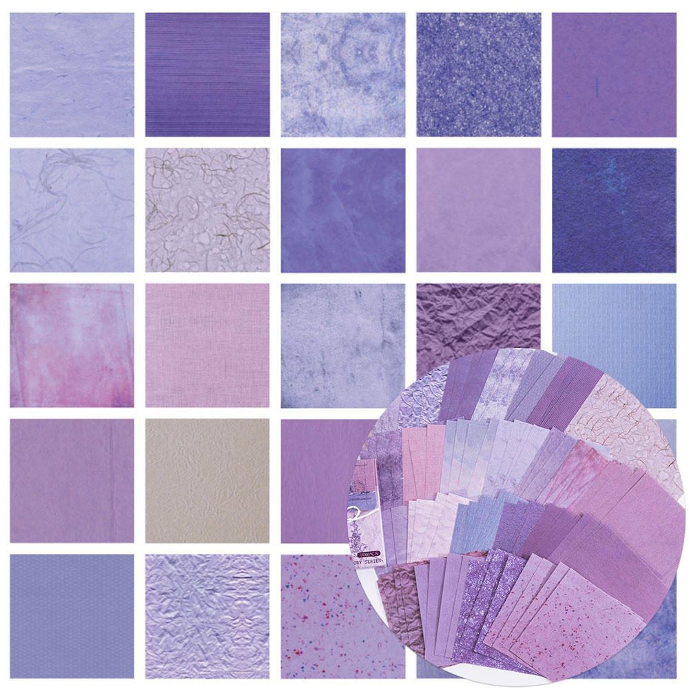 100 Pcs 다채로운 질감 배경 공예 종이 정크 저널 - Vintage Junk Journal Scrapbooking Paper 리뷰 및 가격