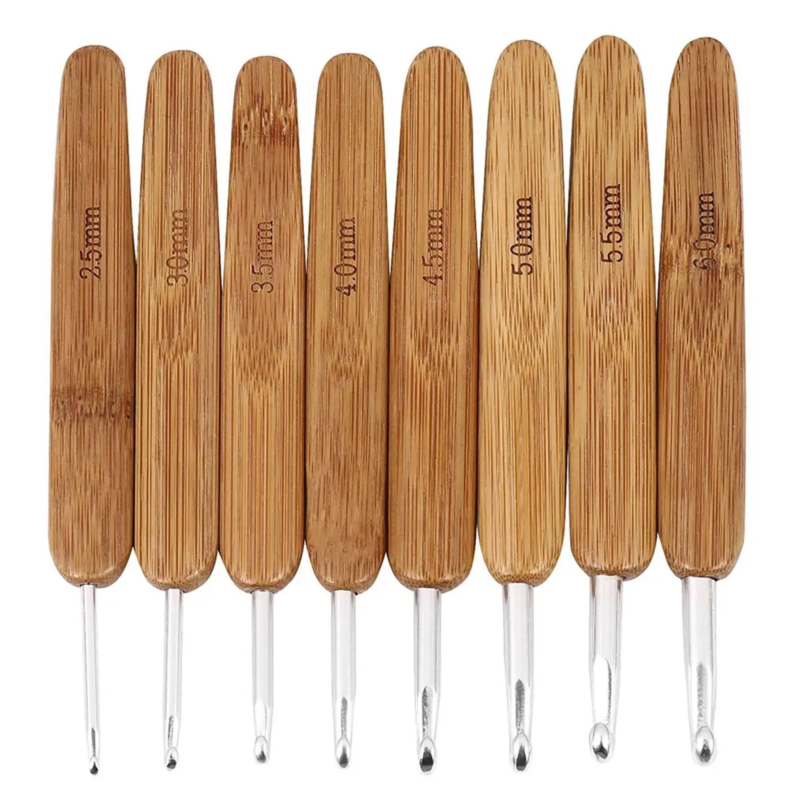 장인의 대나무 목재 크로셰 뜨개질 후크 세트 - 전문  - Wooden Crochet Hooks Ergonomic Handle 리뷰 및 가격