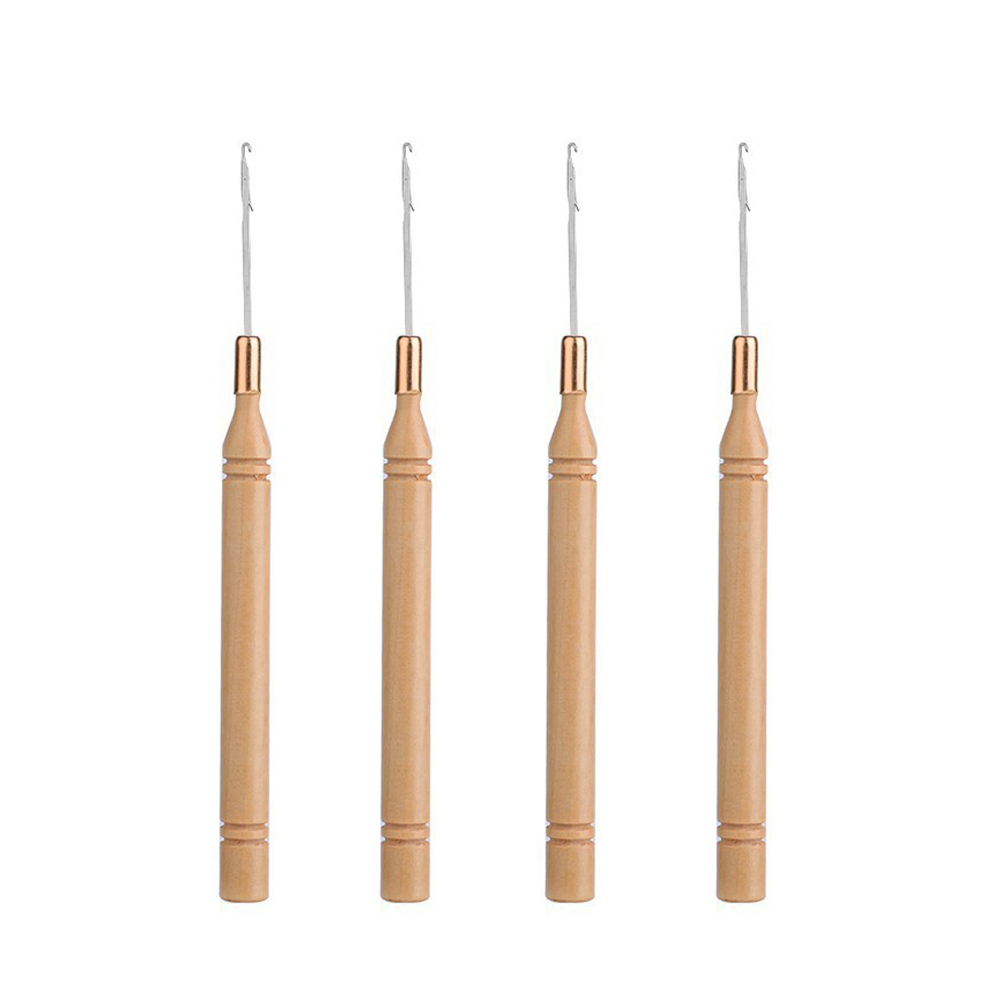 인체공학적 나무 손잡이 헤어 익스텐션 후크 바늘 독특한 - Wooden Crochet Hooks Ergonomic Handle 리뷰 및 가격