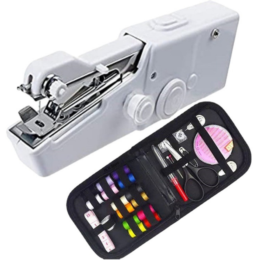 휴대용 미니 재봉틀, 손잡이형 반자동 전기 재봉 도구, - Mini Electric Sewing Machine Handheld 리뷰 및 가격