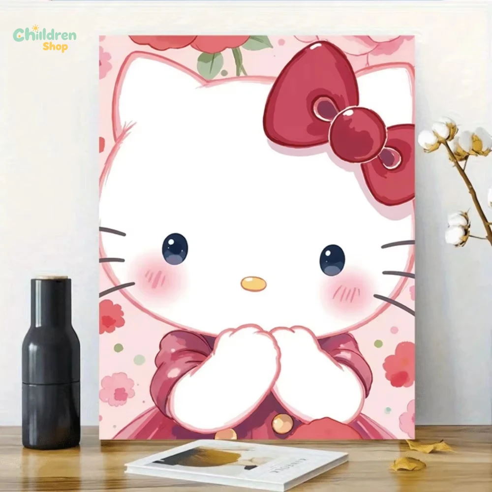 5D DIY 다이아몬드 페인팅 키트 산리오 헬로키티 다 - 5D Diamond Painting Kit Full Drill 리뷰 및 가격