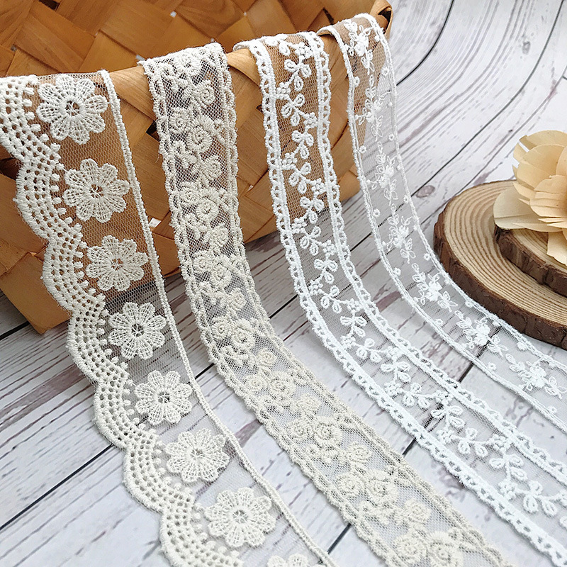 3 야드/로트 자수 화이트 베이지 코튼 스레드 Tull - Cotton Embroidery Thread Skeins 리뷰 및 가격