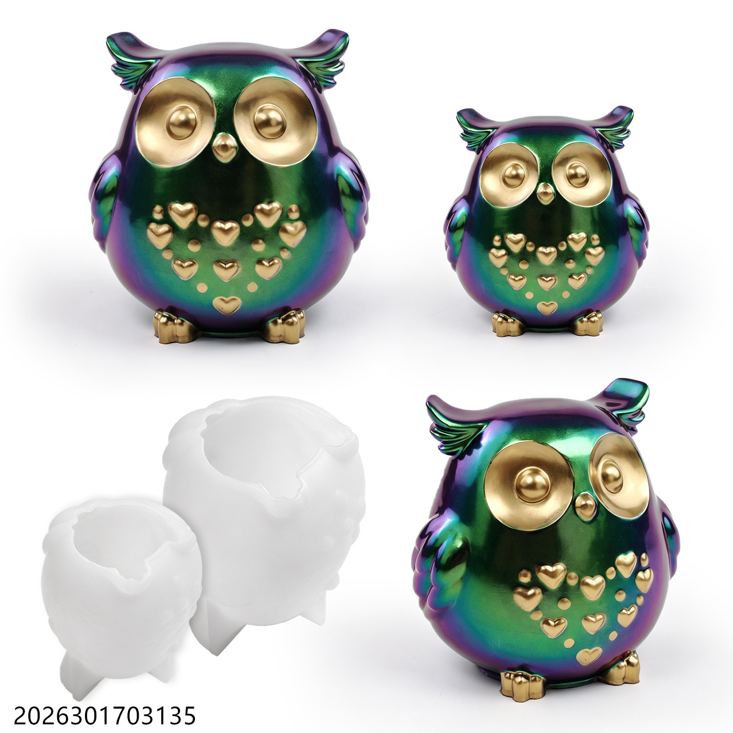 올빼미 실리콘 몰드 3D 새 모양 세트 DIY 에폭시  - Silicone Epoxy Resin Molds Set 리뷰 및 가격